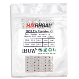 10/20/33/60/80 Values SMD Resistor Kit Assorted Kit 10ohm-1M ohm 5% 1% Sample Kit 0402 0805 0603 1206 2512 1210