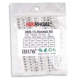 10/20/33/60/80 Values SMD Resistor Kit Assorted Kit 10ohm-1M ohm 5% 1% Sample Kit 0402 0805 0603 1206 2512 1210