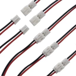 10CM PH 2.0mm Pitch 2 Pin Male Female Cable Connector Micro PH 2P Plug Jack Socket Terminals Wire Cables Connectors 26AWG