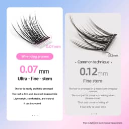 Mix Color 144 Russian Volume MASSCAKU False Eyelashes Natural Soft DIY Cluster Segment Lashes Cute Deer Rainbow Eyelashes