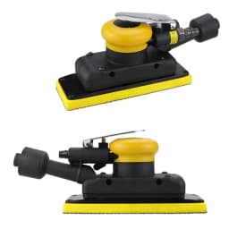 Rectangular Pneumatic Dry Sander Car Paint Putty Sander 70*198mm Sandpaper Machine Suitable For Automobile