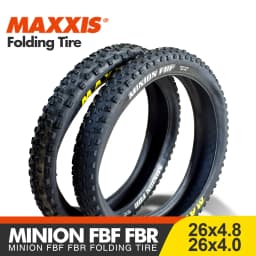 1pc MAXXIS 26 Minion FBF FBR 26*4.0 26*4.8 Fold MTB Mountain Bike Tire For Trial Ride Fat Bike Plus Low Rolling Bicycle Part