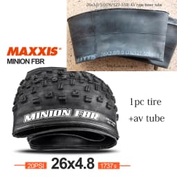 1pc MAXXIS 26 Minion FBF FBR 26*4.0 26*4.8 Fold MTB Mountain Bike Tire For Trial Ride Fat Bike Plus Low Rolling Bicycle Part