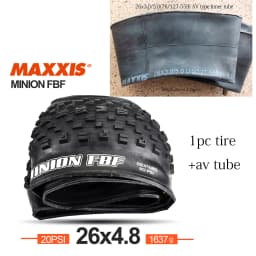 1pc MAXXIS 26 Minion FBF FBR 26*4.0 26*4.8 Fold MTB Mountain Bike Tire For Trial Ride Fat Bike Plus Low Rolling Bicycle Part