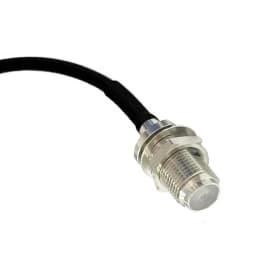 DAB Car Radio Stereo Antenna Adapter DIN Fale to F Female TV Aerial Extension Cable Wire 10cm