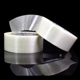25M Grid Fiber Tape Toy Airplane Model Super Strong Mesh Single-Sided Tape Wear-Resistant Glass Fiber Strong Reinforced Tape