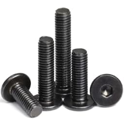 5~50pcs/lot M2 M2.5 M3 M4 M5 M6 M8 Black Galvanized 304 Stainless Steel CM Hex Hexagon Socket Ultra Thin Flat Wafer Head Screw