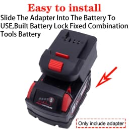 Battery Adapter/Converter for Lidl Parkside X20V Li-ion Tools to Milwaukee 18V Li-ion Battery Adapter Power Tool Accessories