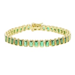 Geometric CZ Bezel Tennis Bracelet For Women Girl Classic Fashion High Quality 5A Cubic Zirconia Jewelry