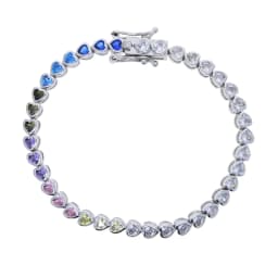 Geometric CZ Bezel Tennis Bracelet For Women Girl Classic Fashion High Quality 5A Cubic Zirconia Jewelry