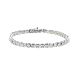 Geometric CZ Bezel Tennis Bracelet For Women Girl Classic Fashion High Quality 5A Cubic Zirconia Jewelry