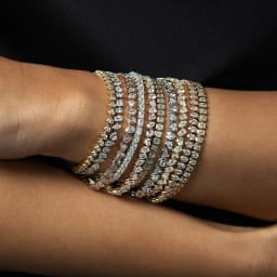 Geometric CZ Bezel Tennis Bracelet For Women Girl Classic Fashion High Quality 5A Cubic Zirconia Jewelry