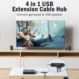 Lemorele USB 3.0 HUB 4 in 1 Type C Adapter 4 Ports Slot USB C Hub USB Hub 3.0 High Speed For Laptop Windows Mac