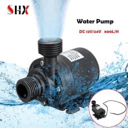 Ultra Quiet Water Pump Mini DC12V 19W 800L/H Brushless Motor Submersible Aquarium Water Pump Pond Fountain For Fish Tank Garden