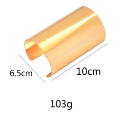 DIEZI 2023 New Exaggerate Punk Wide Cuff Bangles For Women Men Vintage Gold Silver Color Bracelet Boho Fashion Pulseras Jewelry