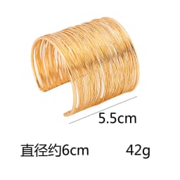DIEZI 2023 New Exaggerate Punk Wide Cuff Bangles For Women Men Vintage Gold Silver Color Bracelet Boho Fashion Pulseras Jewelry