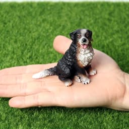 Realistic Dog Animal Figurine Set Retriever Shepherd Saint Bernard Bull Terrier Puppy Models, Kids Birthday Gift Table Decor Toy