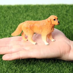 Realistic Dog Animal Figurine Set Retriever Shepherd Saint Bernard Bull Terrier Puppy Models, Kids Birthday Gift Table Decor Toy