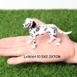 Realistic Dog Animal Figurine Set Retriever Shepherd Saint Bernard Bull Terrier Puppy Models, Kids Birthday Gift Table Decor Toy