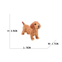 Realistic Dog Animal Figurine Set Retriever Shepherd Saint Bernard Bull Terrier Puppy Models, Kids Birthday Gift Table Decor Toy