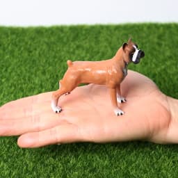 Realistic Dog Animal Figurine Set Retriever Shepherd Saint Bernard Bull Terrier Puppy Models, Kids Birthday Gift Table Decor Toy