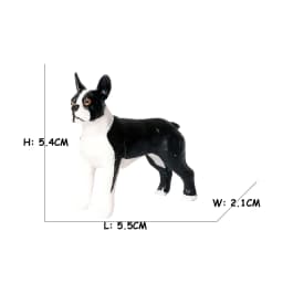 Realistic Dog Animal Figurine Set Retriever Shepherd Saint Bernard Bull Terrier Puppy Models, Kids Birthday Gift Table Decor Toy