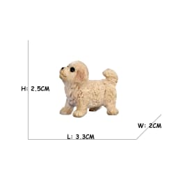 Realistic Dog Animal Figurine Set Retriever Shepherd Saint Bernard Bull Terrier Puppy Models, Kids Birthday Gift Table Decor Toy