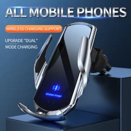 15W Car Wireless Charger Magnetic Automatic Car Mount Phone Holder For iPhone Xiaomi Samsung Infrared Induction Fast Charging