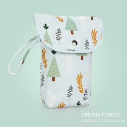 Baby Diaper Bag Organizer Reusable Waterproof Wet/Dry Cloth Bag Mummy Storage Nappy Bag For Disposable Carrying Diaper Clothing