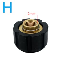 1pc 1/4 3/8 To M22 14 Quick Connector High Pressure Car Washer Quick Coupling Water Gun Tube Adapter Joints