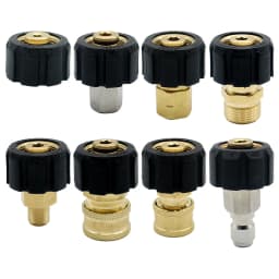 1pc 1/4 3/8 To M22 14 Quick Connector High Pressure Car Washer Quick Coupling Water Gun Tube Adapter Joints