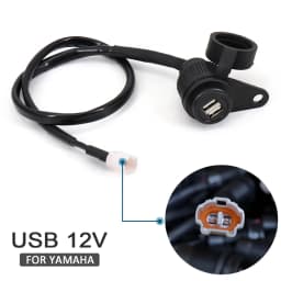 Motorcycle 12V DV For Yamaha MT-07 MT-09 SP Tracer FZ-09 FZ-07 Tracer XSR 700 900 Double USB Charger Adapter Socket Converter