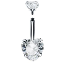 1PC Stainless Steel Belly Button Piercing Body Jewelry Women Cubic Zirconia Drop Dangle Earring Navel Piercing Ombligo