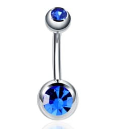 1PC Stainless Steel Belly Button Piercing Body Jewelry Women Cubic Zirconia Drop Dangle Earring Navel Piercing Ombligo