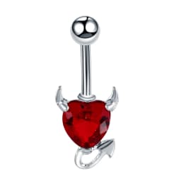 1PC Stainless Steel Belly Button Piercing Body Jewelry Women Cubic Zirconia Drop Dangle Earring Navel Piercing Ombligo