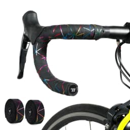 WEST BIKING Soft Bicycle Handlebar Tape EVA PU Bike Bar Tape Professional Cycling Damping Anti-Vibration Wrap With 2 Bar Plugs