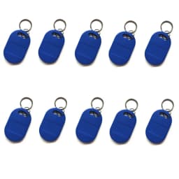 10pcs IC+ID UID Rewritable Composite Key Tags Keyfob Dual Chip Frequency RFID 125KHZ T5577 EM4305+13.56MHZ Changeable Writable