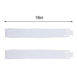 New Soft Seamless Long Gloves Women Mesh Seamless Finger Pantyhose Gloves Long Sheer Transparent Gloves Mitten