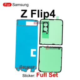 For Samsung Galaxy Z Flip4 Flip 4 5G SM-F721 F7210 Back Cover Adhesive Glue LCD Screen Camera Lens Fullset Sticker