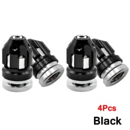 Aluminum Alloy Tire Valve Caps Car Wheel Stem Caps Automobile Tire Caps Anti-Leak Valve Suitable For Motorcycles Car Bicycles