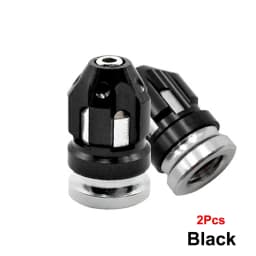 Aluminum Alloy Tire Valve Caps Car Wheel Stem Caps Automobile Tire Caps Anti-Leak Valve Suitable For Motorcycles Car Bicycles
