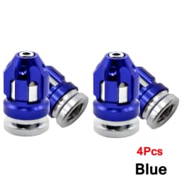 Aluminum Alloy Tire Valve Caps Car Wheel Stem Caps Automobile Tire Caps Anti-Leak Valve Suitable For Motorcycles Car Bicycles