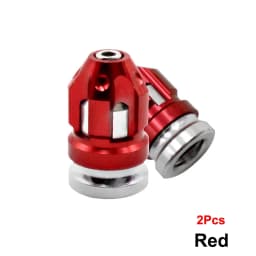 Aluminum Alloy Tire Valve Caps Car Wheel Stem Caps Automobile Tire Caps Anti-Leak Valve Suitable For Motorcycles Car Bicycles