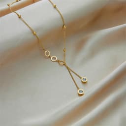 DIEYURO 316L Stainless Steel Roman Necklace For Women Luxury Designer Fashion Zircon Long Pendant Necklaces Girls Jewelry Gift