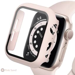 Tempered glass+Case for Apple watch Accessories 44mm 45mm 41mm 40mm iwatch Screen Protector Apple Watch Series 9 8 7 6 5 4 SE 3