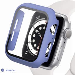 Tempered glass+Case for Apple watch Accessories 44mm 45mm 41mm 40mm iwatch Screen Protector Apple Watch Series 9 8 7 6 5 4 SE 3