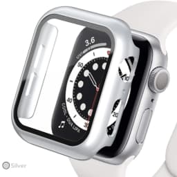 Tempered glass+Case for Apple watch Accessories 44mm 45mm 41mm 40mm iwatch Screen Protector Apple Watch Series 9 8 7 6 5 4 SE 3