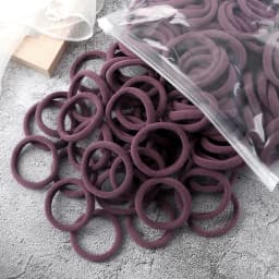 100/200PCS Elastic Women Hair Bands Ties 4cm Dark Colors Headband Hair Accessories for Girls Headwear Don't Hurt Hair Wholesale