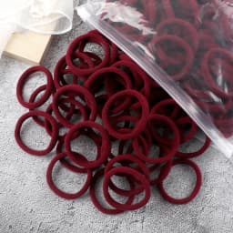 100/200PCS Elastic Women Hair Bands Ties 4cm Dark Colors Headband Hair Accessories for Girls Headwear Don't Hurt Hair Wholesale