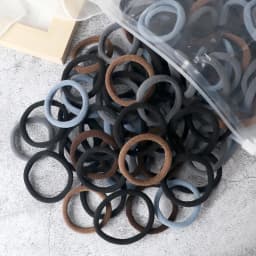100/200PCS Elastic Women Hair Bands Ties 4cm Dark Colors Headband Hair Accessories for Girls Headwear Don't Hurt Hair Wholesale